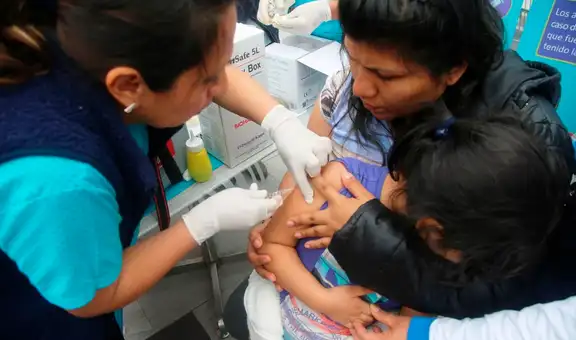 Ya han vacunado a 800.000 niños contra el sarampión