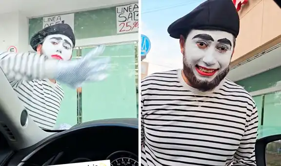 Mimo finge limpiar parabrisas de auto y conductor le da inesperada respuesta: “Esa no me la sabía”