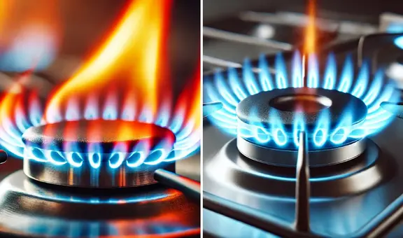 ¿Qué significa el color de la llama rojo o azul en el horno? Uno de estos es muy peligroso