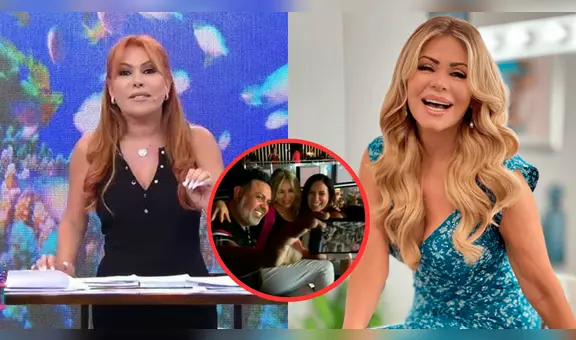 Magaly Medina ARREMETE contra Gisela Valcárcel y muestra foto con Andrés Hurtado: "Yo no niego a mis amigos"