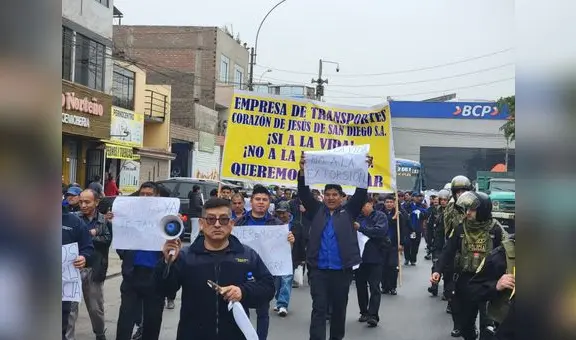 Lima y Callao soportan hoy un paro de transportistas
