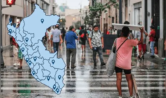 Senamhi advierte alerta naranja por fuertes lluvias, granizo y descargas eléctricas en Lima y 18 regiones: ¿cuáles son?