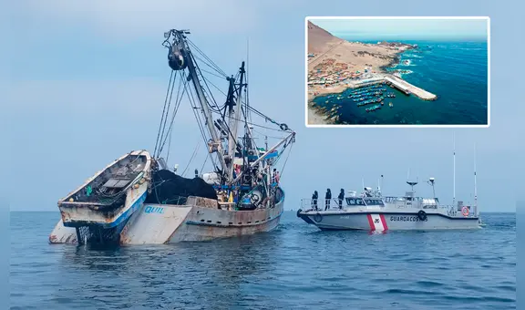 Operativo de guardacostas en Tumbes: interceptan embarcación extranjera por navegación ilegal en el mar peruano