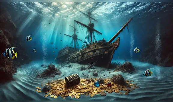 Arqueólogos descubren un barco pirata lleno de monedas de oro y joyas preciosas hundido en Latinoamérica hace 300 años