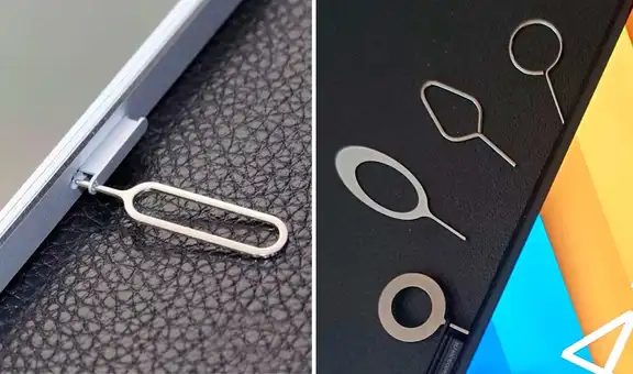 ¿Por qué la llave para sacar la bandeja de tu teléfono posee un agujero? Esta es su función