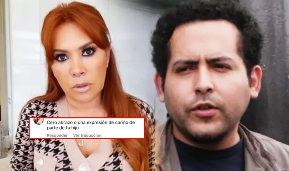 Magaly Medina y su TAJANTE respuesta a usuario que la criticó por no sonreír en foto con su hijo: "Cero expresión"