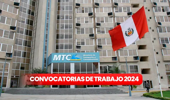 MTC abre nueva CONVOCATORIA LABORAL para peruanos con o sin experiencia en estas carreras: ¿cómo postular?