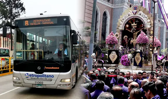 Primer recorrido del Señor de los Milagros 2024: rutas del transporte público para este sábado 5 de octubre