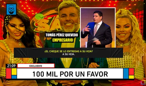 Empresario revela que le dio $100,000 a Andrés Hurtado por un favor: "Haz un cheque a nombre de mi hija"