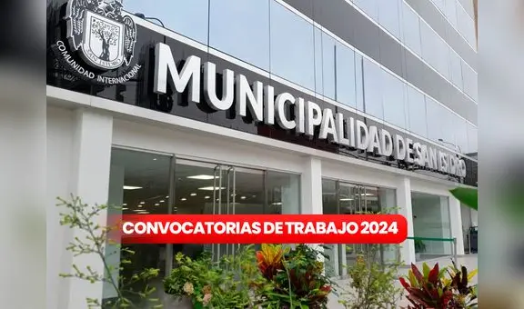 La Municipalidad de San Isidro ofrece más de 400 EMPLEOS bajo el régimen CAS, con vacantes para serenos, supervisores, asistentes y otras posiciones