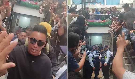 Hinchas abarrotan baño para tomarse foto con Christian Cueva en Machu Picchu: clip es viral