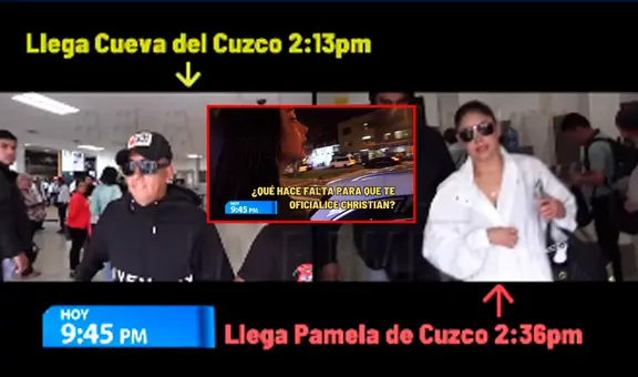 Christian Cueva y Pamela Franco regresan de Cusco: futbolista va a casa de la cantante y salen a cenar juntos en Lima