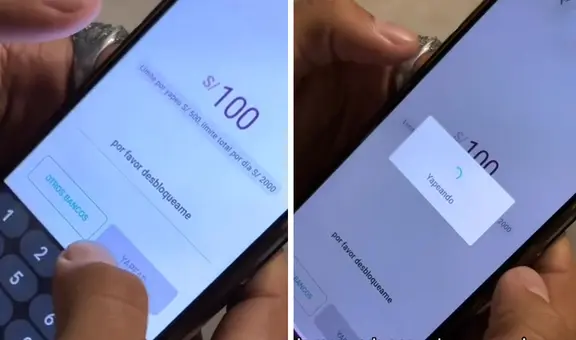Le yapeó S/ 100 a su expareja para que lo desbloquee de WhatsApp y escena es viral