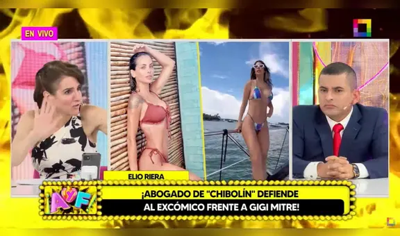 Gigi Mitre TROLEA en vivo a Elio Riera, abogado de Andrés Hurtado: "Usted es bien farandulero"