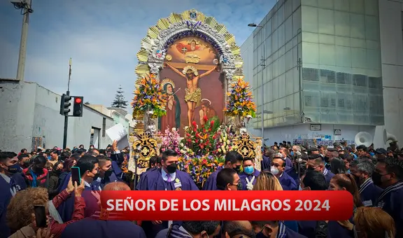 Primer recorrido del Señor de los Milagros EN VIVO este 5 de octubre 2024: rutas, horario y plan de desvío