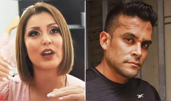 ¿Tiene celos? Christian Domínguez le hace escena a Karla Tarazona EN VIVO: "Me lo restriega en la cara"
