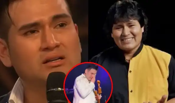 Deyvis Orosco LLORA al "reencontrarse" con su padre fallecido en el escenario y agradece a la IA: “Compartimos un momento único”