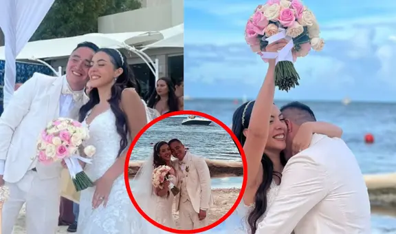Gaby Zambrano y Johnny Lau se casaron en ROMÁNTICA ceremonia: mira las fotos de su boda en México