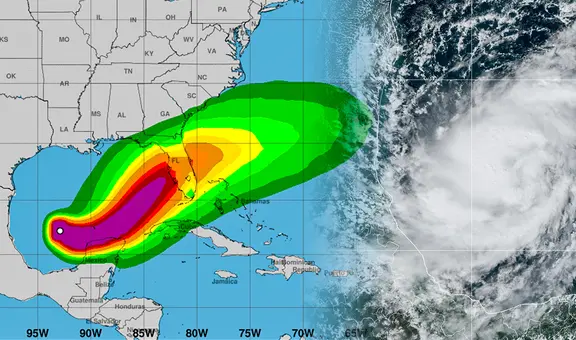 Huracán Milton EN VIVO: trayectoría y últimas noticias del ciclón de categoría 4 que llegará a Florida de EE. UU.