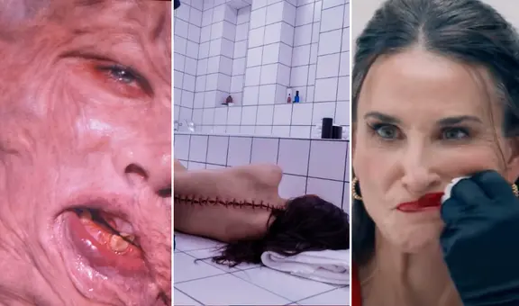 'La sustancia' con Demi Moore: estas son las escenas más fuertes y crudas que harán que quieras salir del cine