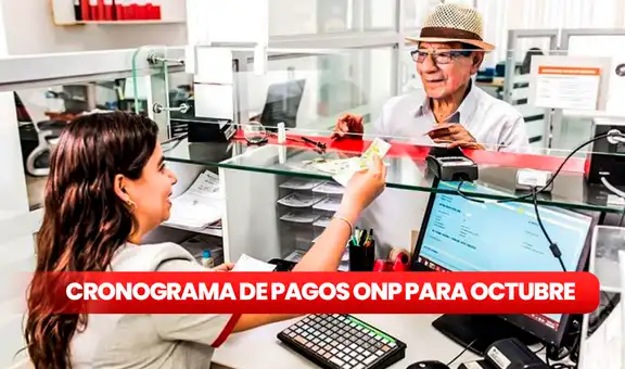 Cronograma de pagos de ONP en octubre 2024: Fechas para pensionistas del Decreto Ley 19990