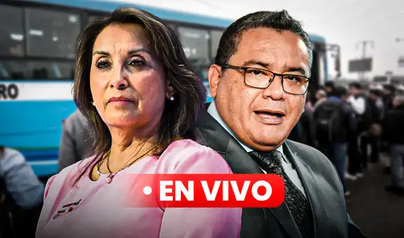 Paro de transporte, EN DIRECTO: Gustavo Adrianzén y Juan Santiváñez minimizan represión de la Policía en balance