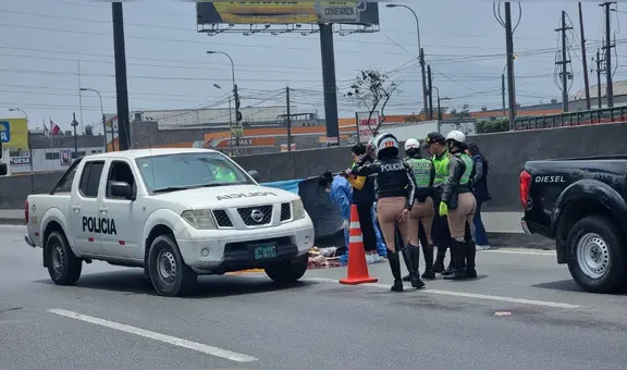 Tragedia en Panamericana Norte: hombre muere atropellado por intentar cruzar muro en plena vía cerca de Senati
