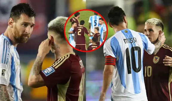 Lionel Messi tuvo PICANTE cruce con Yeferson Soteldo tras empate de Argentina vs. Venezuela