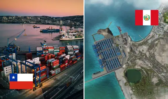 Los 2 terminales portuarios de Chile que podrían competir con el Megapuerto de Chancay, según expertos