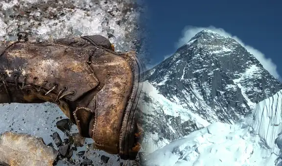 Descubren una bota en el Everest de Andrew Irvine, el que pudo ser el primer hombre en llegar a la cima