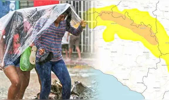 Senamhi emite alerta naranja por fuertes precipitaciones del 14 al 16 de octubre: fenómeno peligroso afectará varias regiones