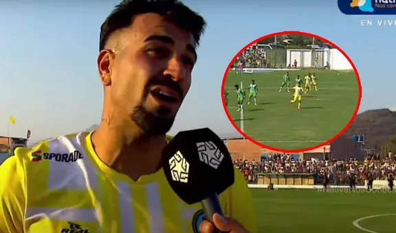 Autor del polémico gol de Juan Pablo II se sincera y revela si estuvo mal cobrado su tanto en la Liga 2