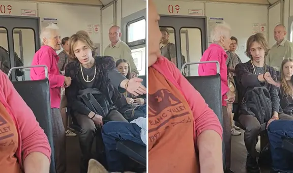 Adulta mayor EXIGE asiento a joven pese a haber sitio libre: clip generó debate en redes