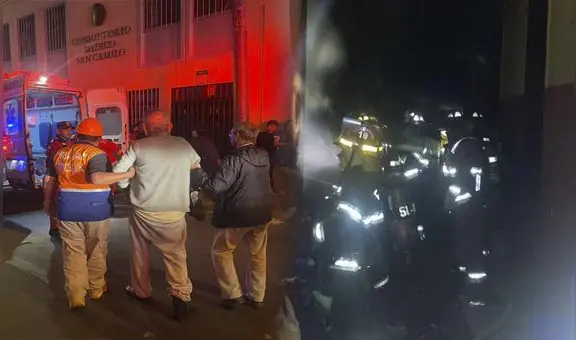 Incendio en el jirón Paruro provoca que los buses del corredor Morado desvíen su recorrido