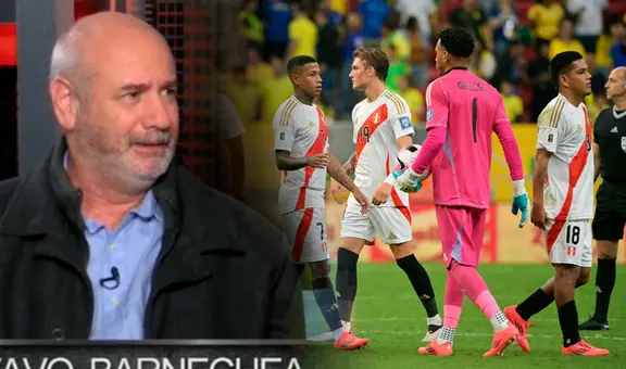 Gustavo Barnechea pide que jugador siga siendo titular a pesar de goleada ante Brasil: Con él mejora el equipo