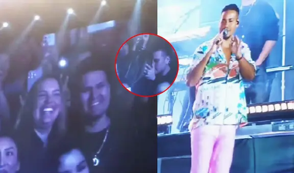Romeo Santos SORPRENDE a Deyvis Orosco y Cassandra en pleno concierto en Lima con este mensaje: "¿Te acuerdas las normas?"