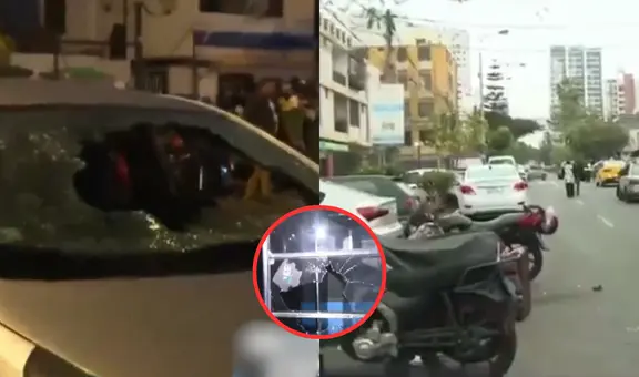 Caos en Jesús María: disputa entre barristas deja 14 vehículos dañados y comercios afectados