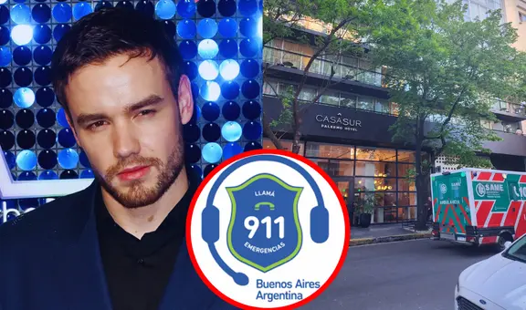 Así fue la LLAMADA al 911 minutos antes de la caída de Liam Payne de hotel en Argentina: "Está sobrepasado de drogas y alcohol"