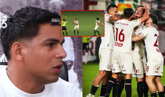 Árbitro Bruno Pérez negó 'ayudas' a Universitario y reveló por qué una vez no expulsó a William Riveros: "Era roja"