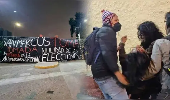 Toma de San Marcos: dirigentes denuncian que hay estudiantes heridos por ataques de infiltrados