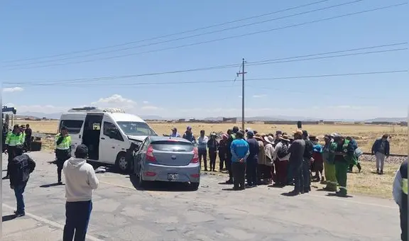 Madre e hijo mueren en aparatoso choque frontal cuando viajaban de Puno a Cusco