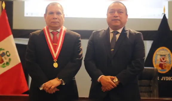 Victor Mejía Ninacóndor juró como nuevo jefe de Sunat ante el presidente del Poder Judicial