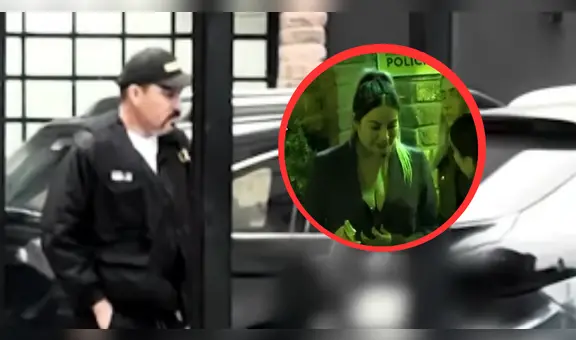 Luis Rodríguez sale DISFRAZADO de guachimán para no ser visto con Pamela López: 'Amor y fuego' REVELA imágenes