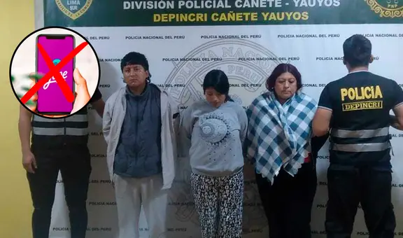 Detienen a “Las Falsas Moraditas”: sujetos intentaron estafar en juguería de Cañete con falso Yape