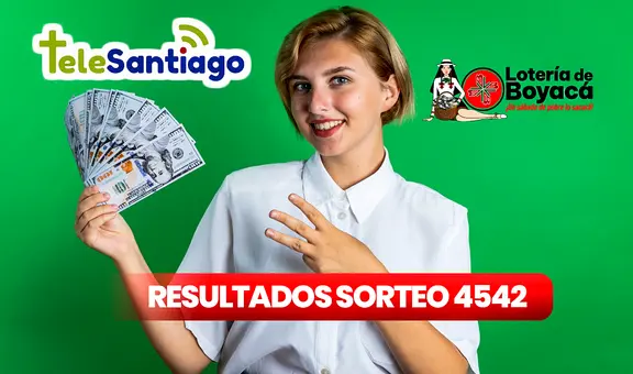 RESULTADOS Lotería de Boyacá HOY, 19 de octubre, EN VIVO: qué jugó, número ganador y transmisión del sorteo 4542