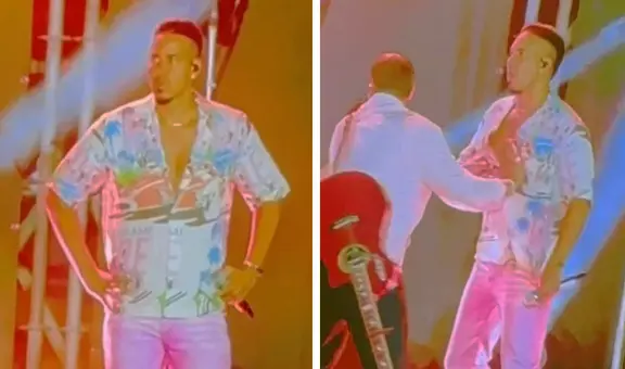 Romeo Santos recibe épica broma de fan peruano al cantar 'Ella y yo' en VIVO: “No se lo esperaba”