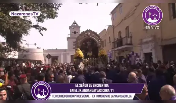 Señor de los Milagros EN VIVO: ¿Dónde está el Cristo Moreno en su tercera procesión por las Calles de Lima?
