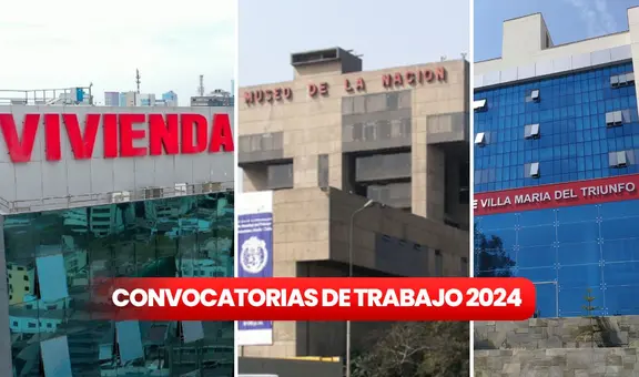 Convocatorias de trabajo del 21 al 27 de octubre en Lima, Arequipa y otras regiones, con sueldos de hasta S/12.000