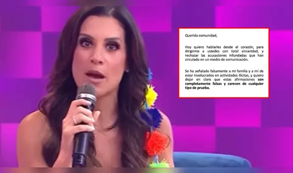 María Pía Copello rechaza acusaciones en su contra: "Son completamente falsas"