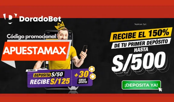Código promocional Doradobet: ingresa APUESTAMAX | Perú
